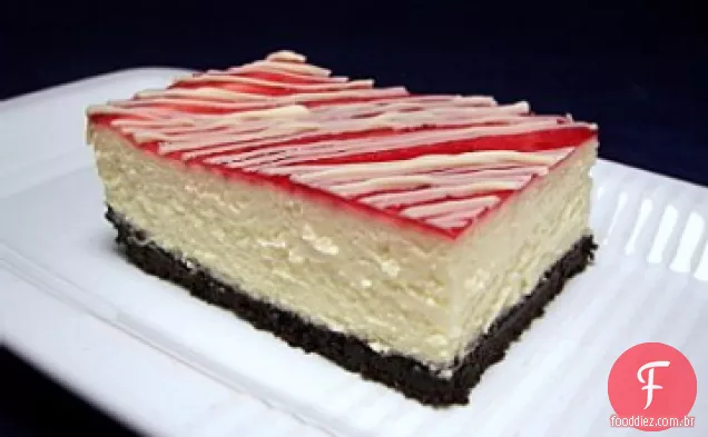 Peppermint Cheesecake Bars