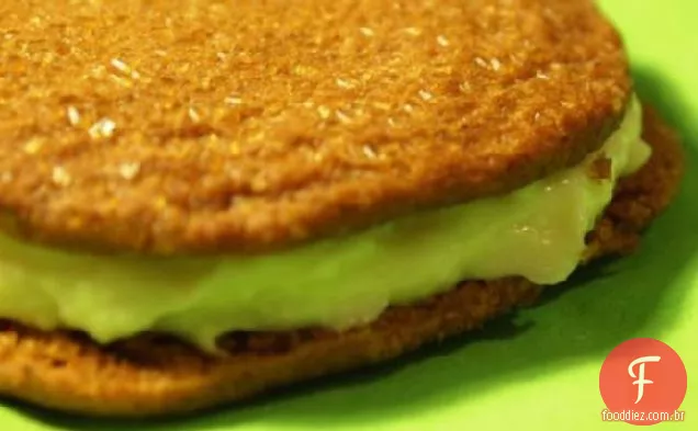Sanduíches De Cheesecake De Limão