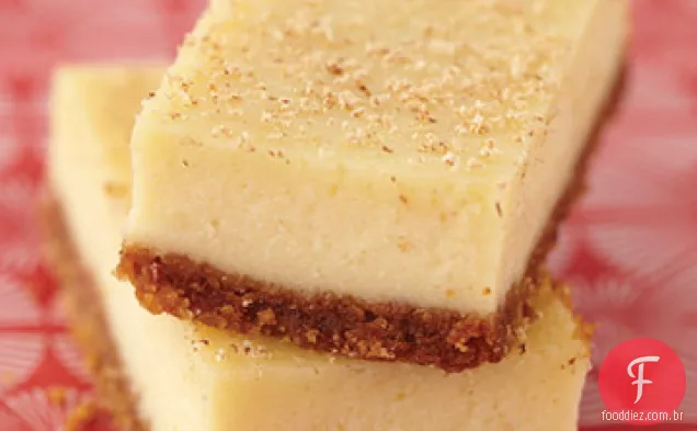 Elizabeth Eggnog Cheesecake Bars