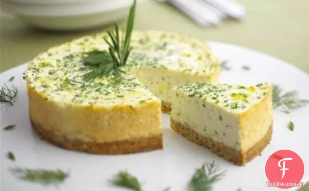 Savory Chavrie Herb Cheesecake
