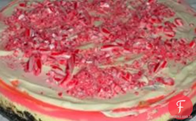 Candy Cane Cheesecake