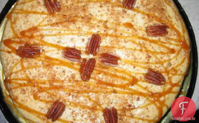 Manteiga Pecan Caramelo Cheesecake