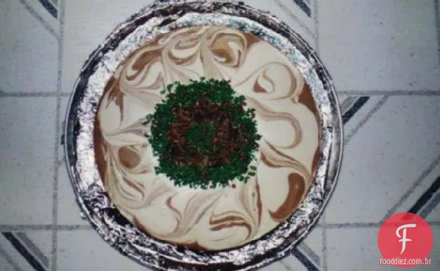Não-Assar Chocolate Amaretto Cheesecake
