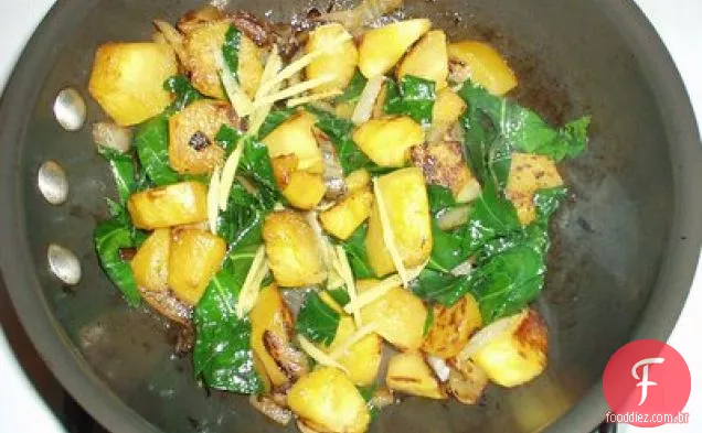Ginger Squash E Collard Greens