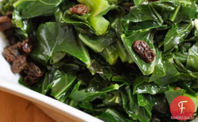 Collards Cítricos Com Passas Redux