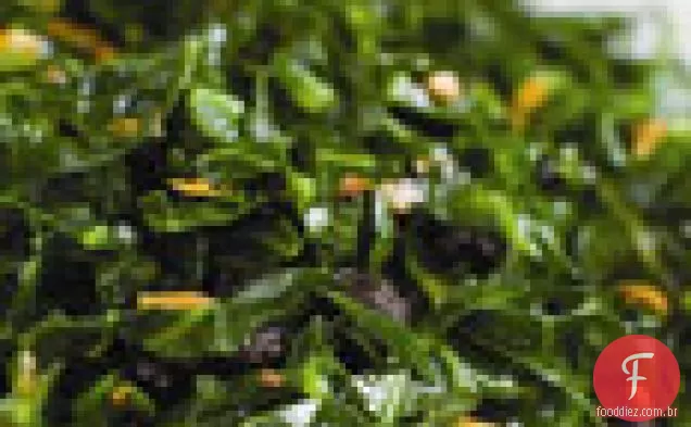 Collards cítricos com passas Redux
