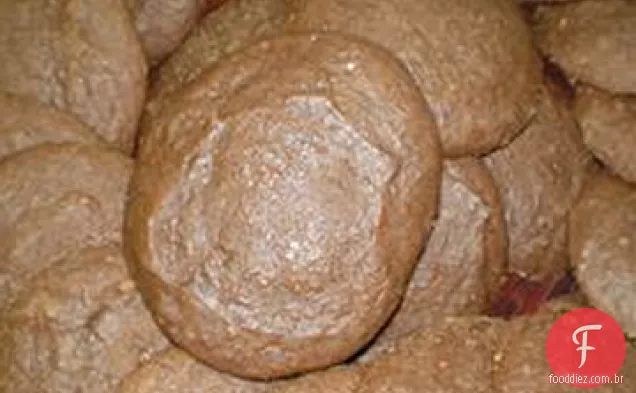 Bolachas De Cacau Com Molho De Maçã