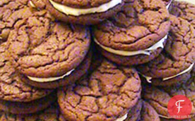 Biscoitos Caseiros De Sanduíche De Chocolate