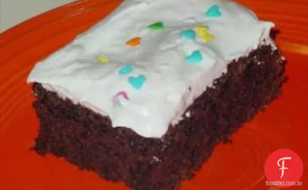 Bolo de leitelho de Chocolate (sem gordura ou com baixo teor de gordura)