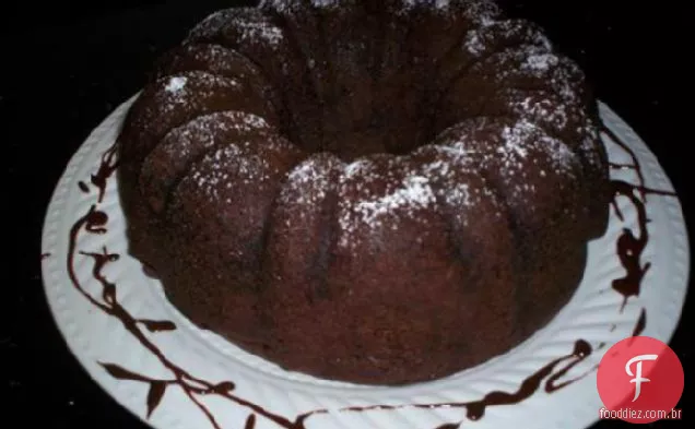 Bolo De Pudim De Chocolate Com Gelatina