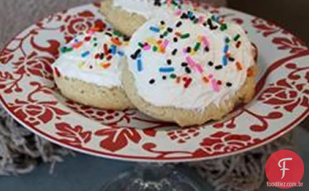 Grandes Bolos De Biscoito De Açúcar Macio