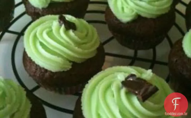 Menta Chocolate Cupcakes
