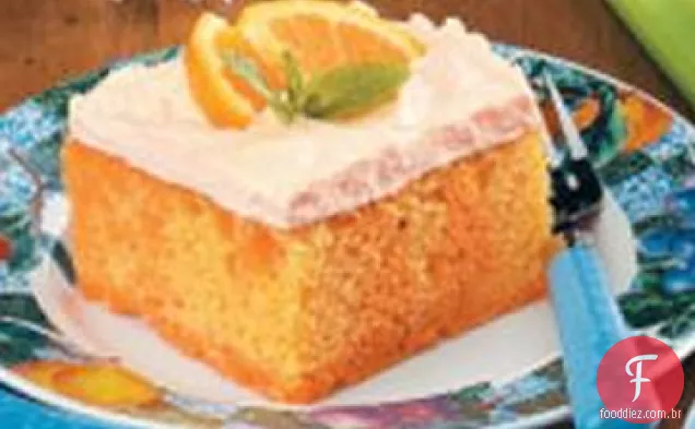 Bolo De Creme De Laranja