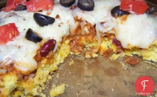 Fiesta Chili Cornbread Pie