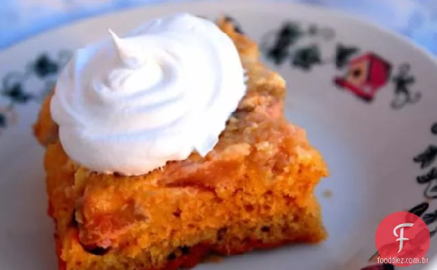 Bolo De Creme De Ruibarbo