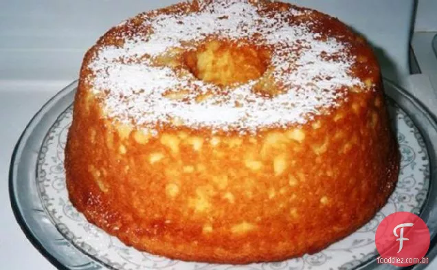 Abacaxi-Bolo De Pudim De Creme Azedo