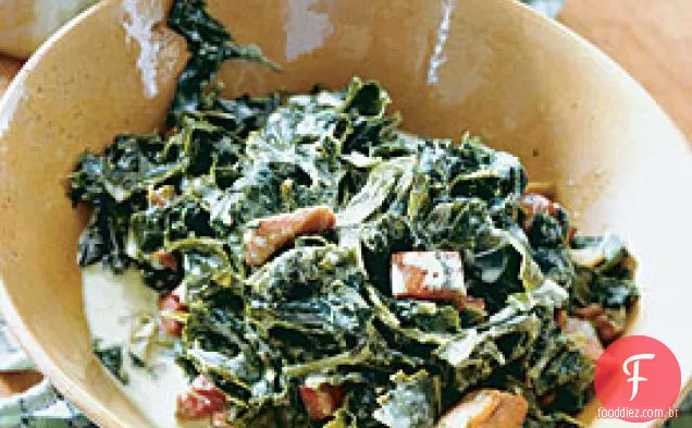 Collards Cremosos Com Presunto Smithfield