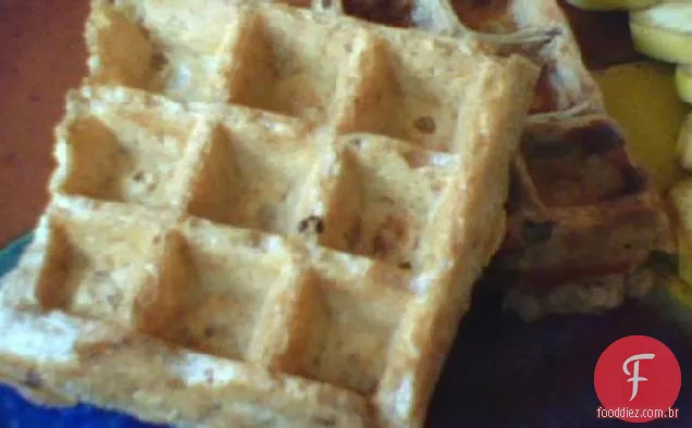Os Melhores Waffles Veganos De Aveia E Nozes (Ou Panquecas)