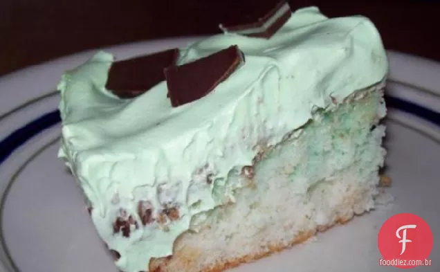 St. Patricks Dia Grasshopper Fudge Cake