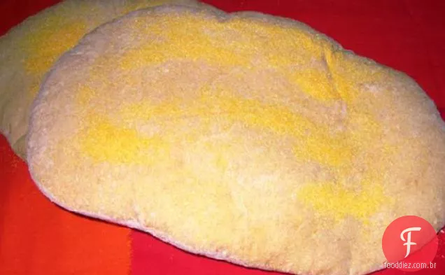 Meu Áspero Khoubz-Pão Liso Marroquino.