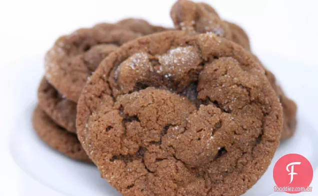 Biscoitos De Gengibre Com Chocolate