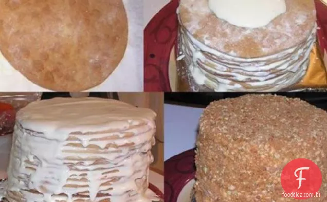 Bolo De Mel Russo De 15 Camadas