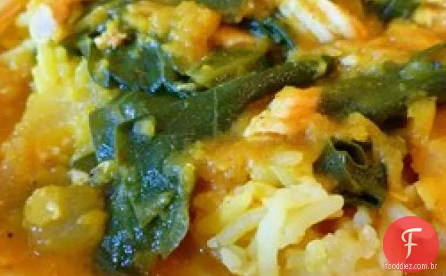 Sopa De Lentilha E Couve Verde