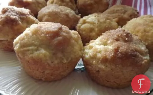 Muffins De Donut De Maçã Crua Assada