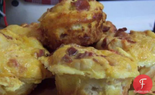 Soufflés De Biscoito Da Estrela Da Manhã Ensolarada