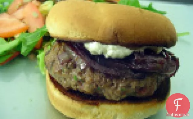 Bison N Blueberry Burgers