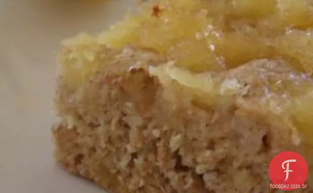 Bolo De Abacaxi Do Lado Direito Mais Saudável