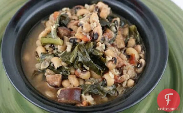 Hopping ' John Slow Cooker Receita