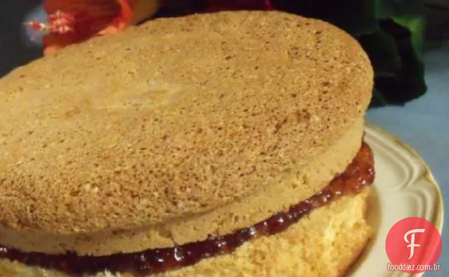 Bolo De Esponja De Baunilha