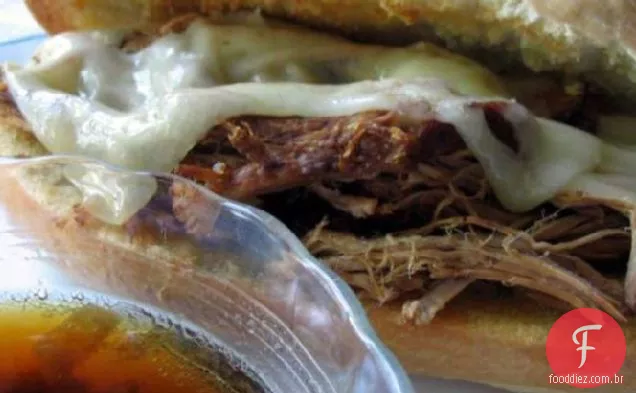 Sanduíches Mergulhados Franceses (Versão Crock Pot)