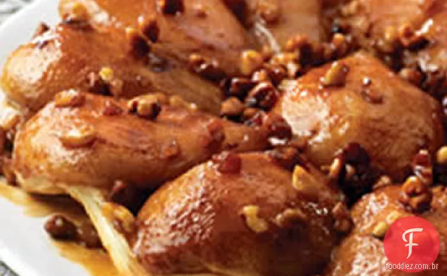 Pêra e noz Tarte Tatin