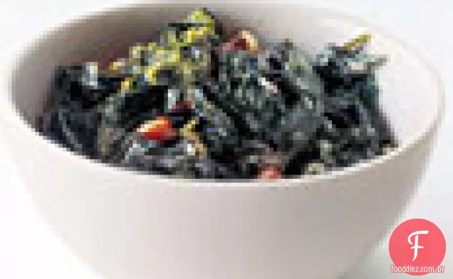 Verdes De Inverno Com Creme De Manteiga Marrom
