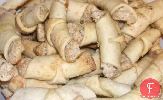 Kifles (rolos de nozes ou chifres)