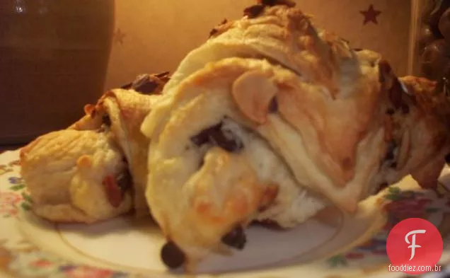 Três Croissants De Queijo