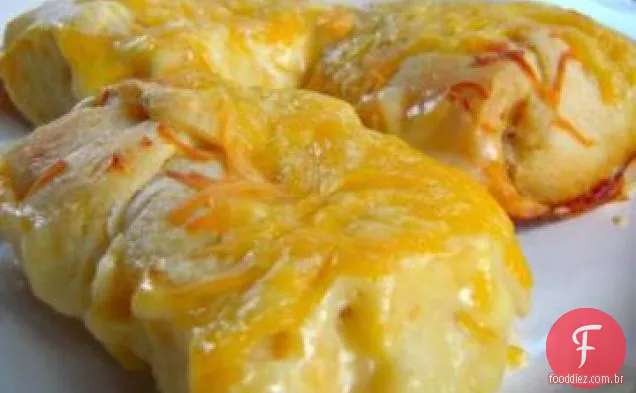 Caçarola de rolo crescente de frango Kittencal