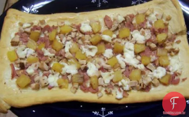 Hawaiian Chicken Cordon Bleu Pizza