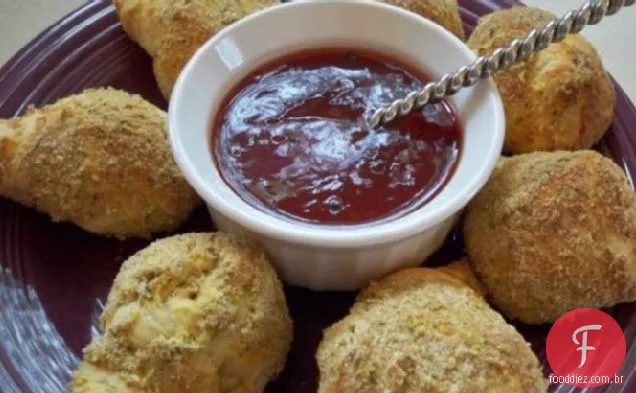Drumettes de frango crescente agridoce
