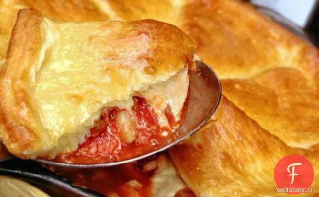 Italiano Toscano Salsicha Pot Pie