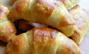 Croissants franceses Buttery tradicionais para Café da manhã Bistrô preguiçoso