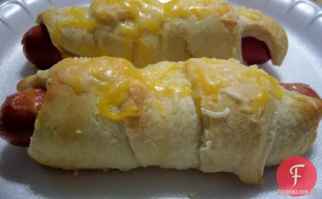 Crescent Wrapped Hot Dogs