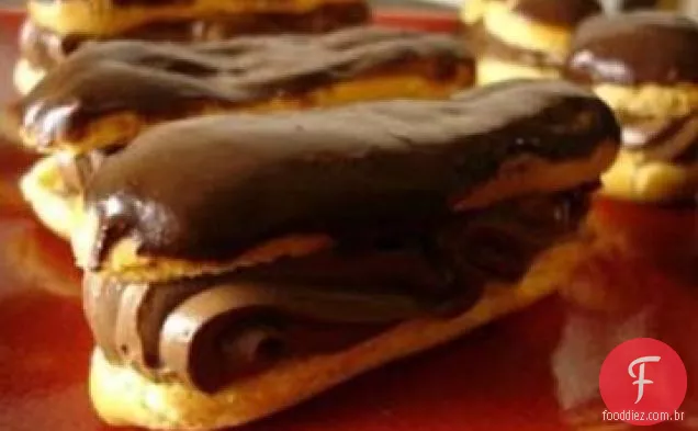 Chocolate Cheese Eclairs