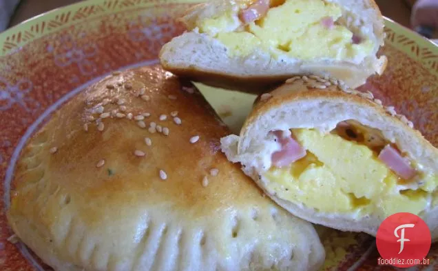 Empanadas de Bacon e ovo