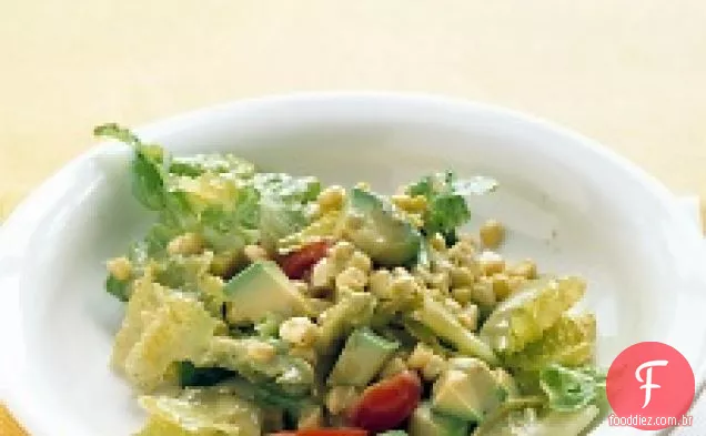 Romaine, Abacate E Salada De Milho