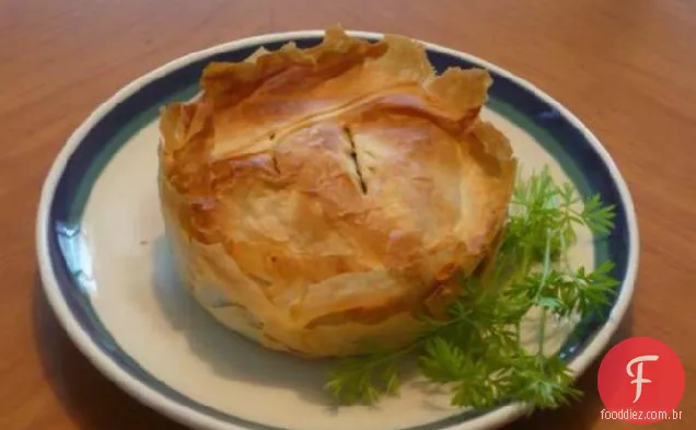 Kreatopita (Torta De Carne Grega Usando Pastelaria Phyllo)