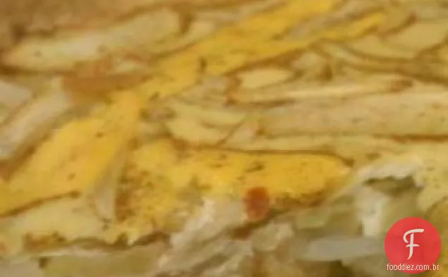 Cebola Carmelizada E Torta De Maçã (Vegetariana)