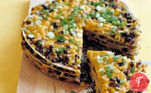 Tortilla e Torta De Feijão Preto